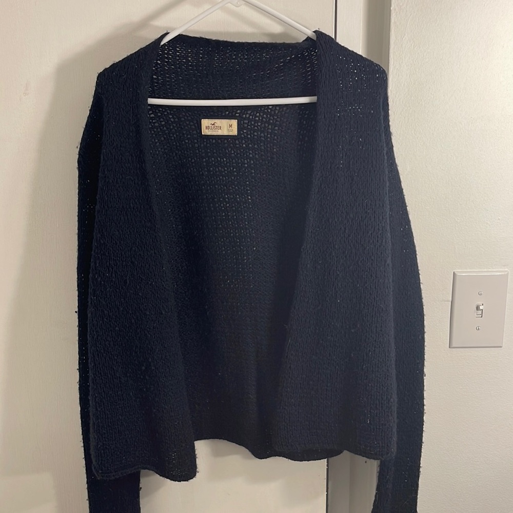 Super cozy Hollister navy blue sweater